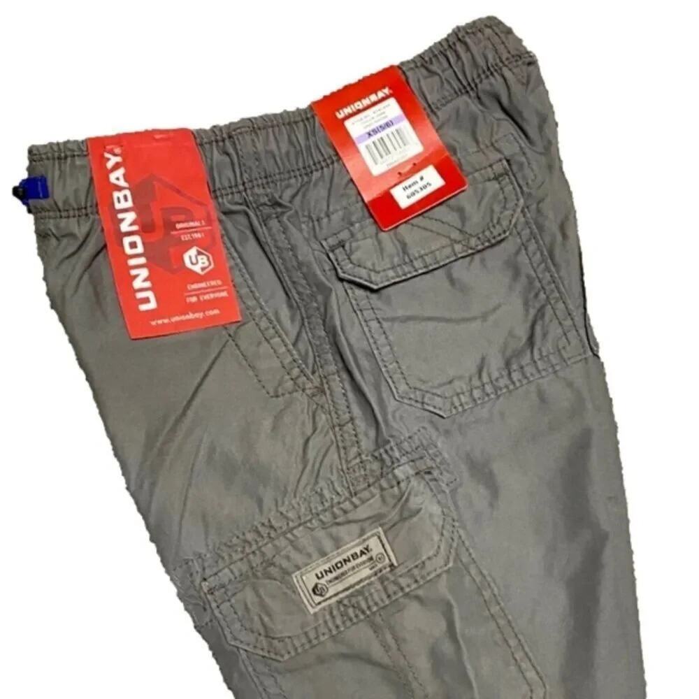 Unionbay Boys Shorts Cargo Gray 5/6 NWT